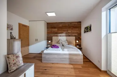 Ein Bett oder Betten in einem Zimmer der Unterkunft Appartement Steidl