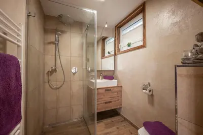 Ein Badezimmer in der Unterkunft Appartement Steidl