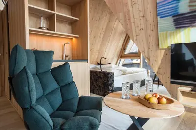 TV/Unterhaltungsangebot in der Unterkunft HochLeger - Chalet Refugium am Berg
