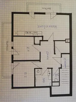 Grundriss der Unterkunft Ferienwohnung Obersteintal