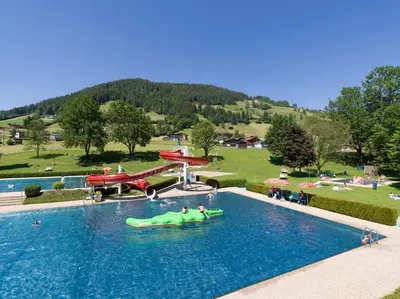 Der Swimmingpool an oder in der Nähe von SkiJuwel Appartments Auffach - Wildschönau - Tirol