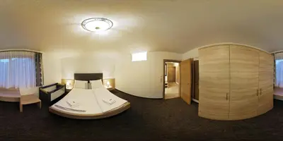 Ein Bett oder Betten in einem Zimmer der Unterkunft Appartements Fritzhof
