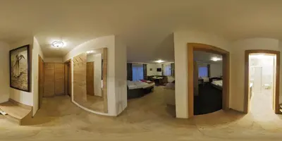 Ein Bett oder Betten in einem Zimmer der Unterkunft Appartements Fritzhof