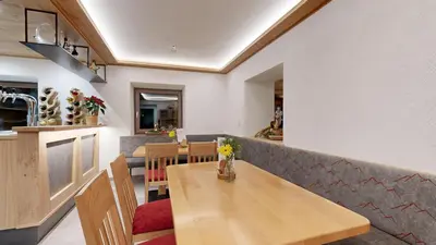 Ein Sitzbereich in der Unterkunft Denggenhof