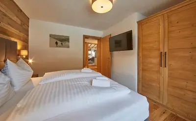 Ein Bett oder Betten in einem Zimmer der Unterkunft Residenz Der Wieshofer