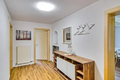 Küche/Küchenzeile in der Unterkunft Ferienwohnung Ellmerer