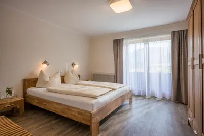 Ein Bett oder Betten in einem Zimmer der Unterkunft Bauernhof Nagelschmiedhof