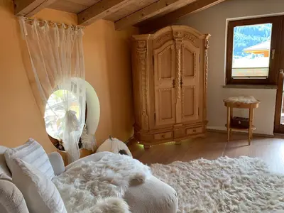 Ein Bett oder Betten in einem Zimmer der Unterkunft Gästehaus Wimmer