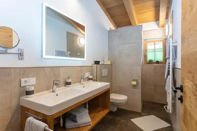 Ein Badezimmer in der Unterkunft Ferienwohnungen Egg