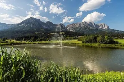 Naturlandschaft in der Nähe des Chalets
