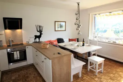 Küche/Küchenzeile in der Unterkunft Apartment Weinberg by Apartment Managers