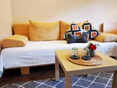 Ein Bett oder Betten in einem Zimmer der Unterkunft Pension Luzenberg