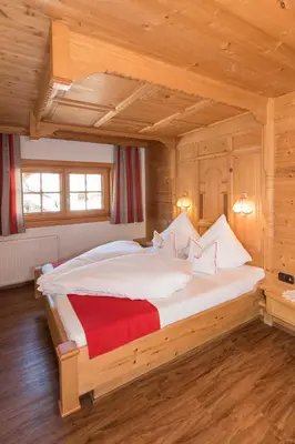 Ein Bett oder Betten in einem Zimmer der Unterkunft Stoffen Zuhaus