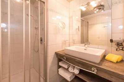 Ein Badezimmer in der Unterkunft Stoffen Zuhaus