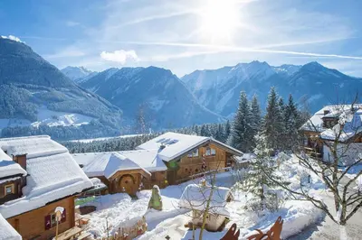 Naturlandschaft in der Nähe des Chalets