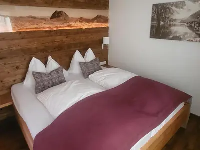Ein Bett oder Betten in einem Zimmer der Unterkunft Apartment in Neukirchen with a balcony
