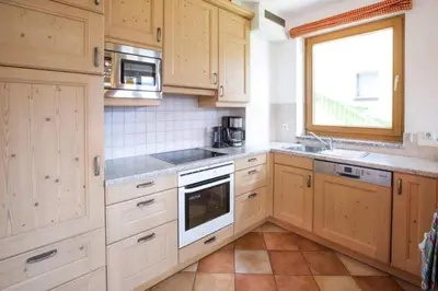 Küche/Küchenzeile in der Unterkunft Holiday flat Bärlerhof XXL, Königsleiten