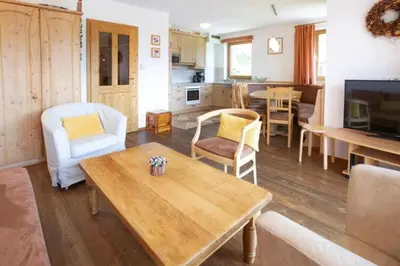 Küche/Küchenzeile in der Unterkunft Holiday flat Bärlerhof XXL, Königsleiten