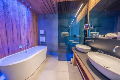 Ein Badezimmer in der Unterkunft Mountain View