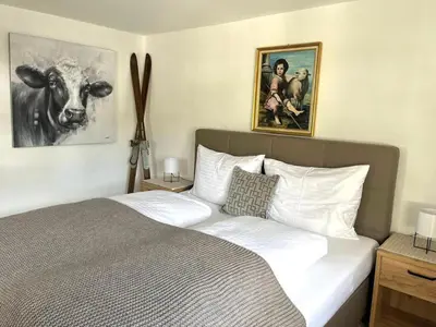 Ein Bett oder Betten in einem Zimmer der Unterkunft Chalet Bamberg near Ski Lift & Slope