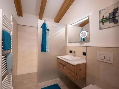 Ein Badezimmer in der Unterkunft Appartement Torblick