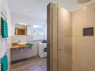 Ein Badezimmer in der Unterkunft Ferienwohnung Treichl