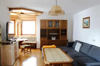 Küche/Küchenzeile in der Unterkunft Ferienwohnung Innerhofer