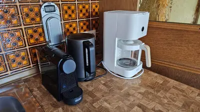 Kaffee-/Teezubehör in der Unterkunft Ferienwohnung Innerhofer
