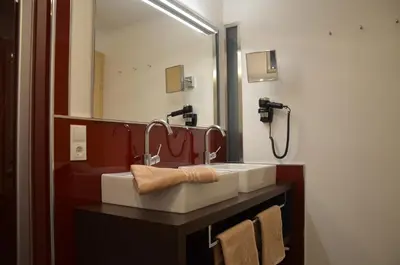 Ein Badezimmer in der Unterkunft Ferienwohnung Garber