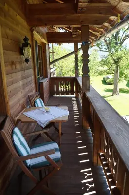 Ein Balkon oder eine Terrasse in der Unterkunft Böglhof