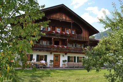 Ein Garten an der Unterkunft Böglhof
