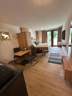Ein Bett oder Betten in einem Zimmer der Unterkunft Apartment Haus am See