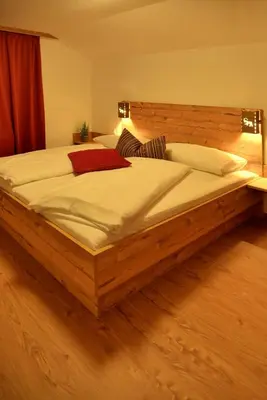 Ein Bett oder Betten in einem Zimmer der Unterkunft Apartment Haus am See