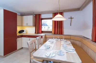 Küche/Küchenzeile in der Unterkunft Appartement Landhaus KERSCHDORFER