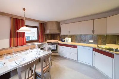Küche/Küchenzeile in der Unterkunft Appartement Landhaus KERSCHDORFER