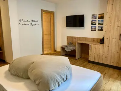 Ein Bett oder Betten in einem Zimmer der Unterkunft Apart Spitaler Brandberg