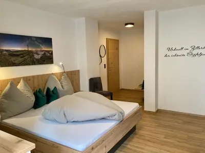 Ein Bett oder Betten in einem Zimmer der Unterkunft Apart Spitaler Brandberg