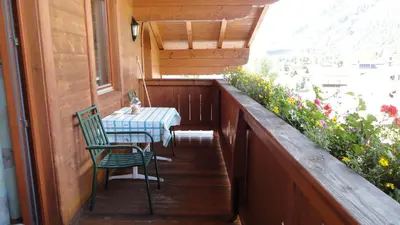 Ein Balkon oder eine Terrasse in der Unterkunft Ferienwohnungen Birnbacher