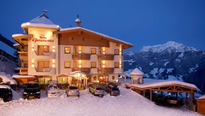Hotel Gletscherblick im Winter