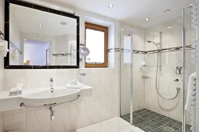 Ein Badezimmer in der Unterkunft Hotel Jägerhof