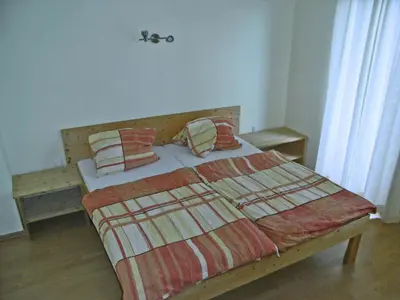 Ein Bett oder Betten in einem Zimmer der Unterkunft Apartment in Aschau near Ski Lift Kaltenbach