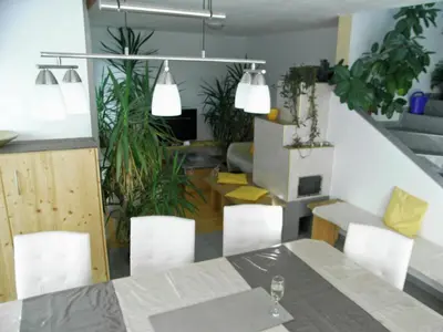 Ein Sitzbereich in der Unterkunft Apartment in Aschau near Ski Lift Kaltenbach