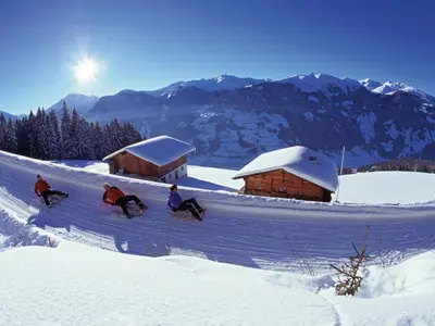 Apartment in Aschau near Ski Lift Kaltenbach im Winter