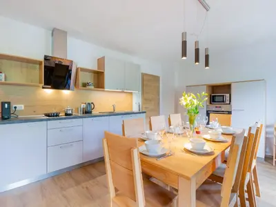 Küche/Küchenzeile in der Unterkunft Apartment in Bramberg near Ski Lift