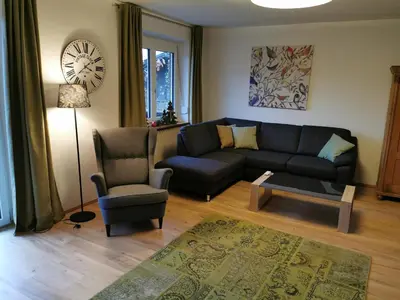 Ein Sitzbereich in der Unterkunft Haus Pierzinger