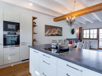 Küche/Küchenzeile in der Unterkunft Apartment with Sauna and Ski In Out