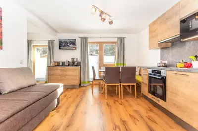 Küche/Küchenzeile in der Unterkunft Apartments Salzburgerhof