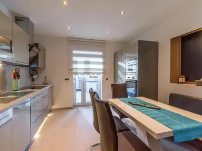 Küche/Küchenzeile in der Unterkunft Appartement Bergblick