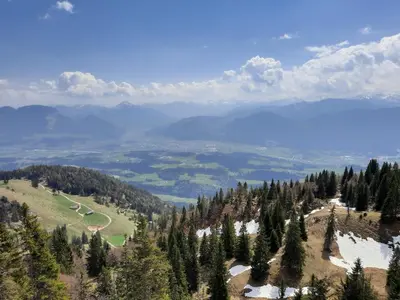 Naturlandschaft in der Nähe des Ferienhauses