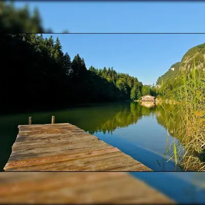 Naturlandschaft in der Nähe des Ferienhauses